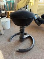 Ergonomische Verstelbare Kruk, Ophalen, Zwart, Zo goed als nieuw, Bureaukruk