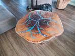 Boomstam salontafel te koop, Gebruikt, 100 tot 150 cm, Minder dan 50 cm, Rechthoekig