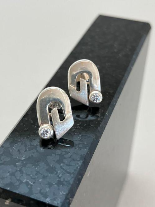 Zilveren oorstekers, Sieraden, Tassen en Uiterlijk, Oorbellen, Zo goed als nieuw, Zilver, Ophalen of Verzenden