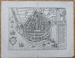Enkhuizen Lodovico Guicciardini 1582 gravure, Gelezen, Verzenden, Voor 1800, Landkaart