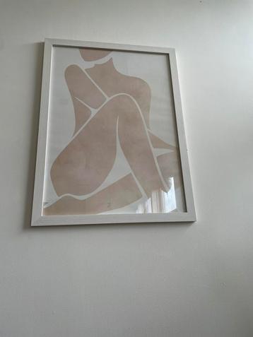 Poster met lijst beschikbaar voor biedingen