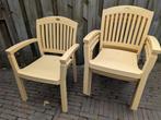 4 tuinstoelen/ kuipstoelen Hartman geel, Ophalen, Zo goed als nieuw, Kunststof