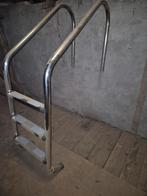 Zwembadtrap rvs 3 treden, Ophalen