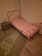 Ikea Minnen meegroei bed roze, Ophalen, Gebruikt, 70 tot 85 cm, Lattenbodem