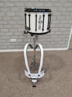 6x snaredrums 14 inch op standaard+draagbeugel (Majestic)., Ophalen, Gebruikt, Trommel