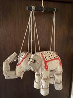 Vintage houten marionet olifant, Antiek en Kunst, Ophalen of Verzenden