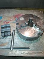 3 Klauwplaat  200 mm doorlaat 55mm., Ophalen of Verzenden, Zo goed als nieuw, Metaaldraaibank