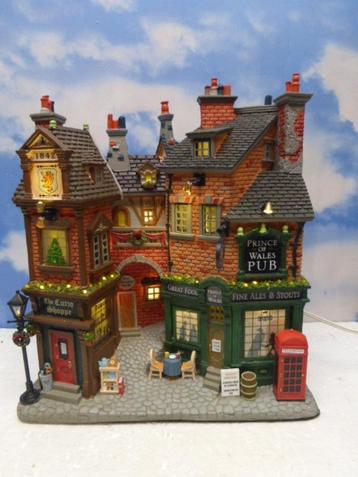 lemax facade English Lane kerstdorp kersthuisjes accessoire beschikbaar voor biedingen