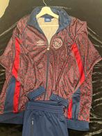 Umbro Ajax Trainingspak - Maat xl, Blauw, Maat 56/58 (XL), Ophalen of Verzenden, Zo goed als nieuw