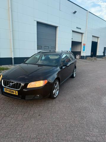 Volvo V70 2.0 D 2008 Zwart Leerbekleding beschikbaar voor biedingen