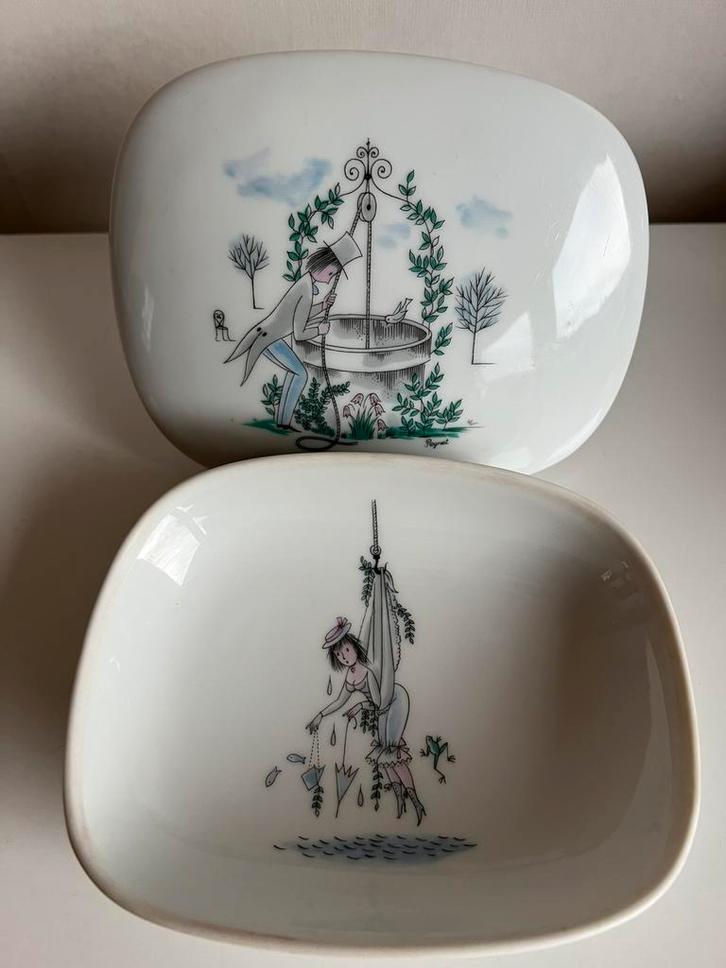 Vintage Rosenthal Sierradendoos ‘Lovers Redding Put’ Peynet, Antiek en Kunst, Antiek | Porselein, Ophalen of Verzenden