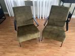 2 Fauteuils ZGAN - Stijlvolle Zitmeubels, Huis en Inrichting, Fauteuils, Ophalen, 75 tot 100 cm, Zo goed als nieuw, Stof