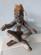 Houten beeldje mediterende man, Ophalen of Verzenden