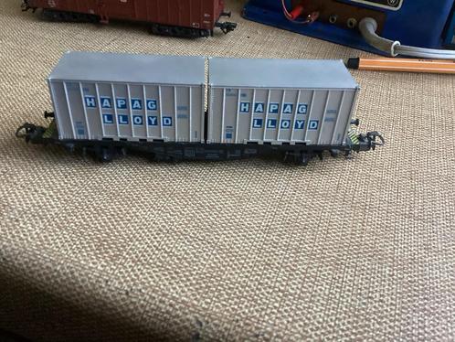 Marklin containerwagen HAPAG LLOYD zonder verpakking, Hobby en Vrije tijd, Modeltreinen | H0, Wagon, Märklin, Ophalen of Verzenden