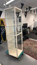 Vitrinekast met verlichting, Ophalen, 50 tot 100 cm, Glas, Modern
