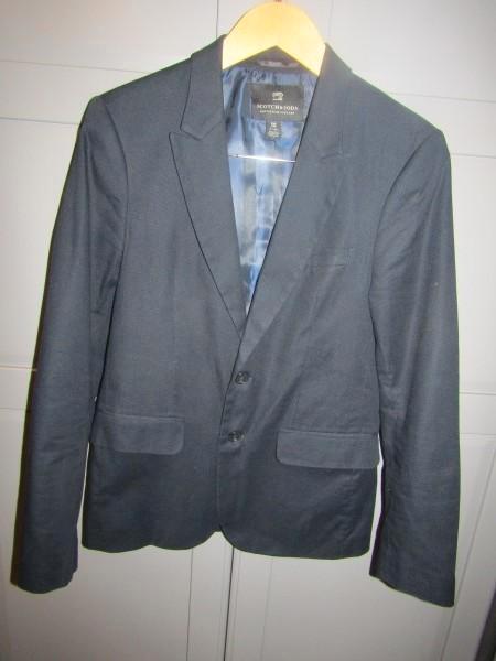 G407 Scotch & Soda mt 46 jasje colbert donkerblauw, Kleding | Heren, Kostuums en Colberts, Zo goed als nieuw, Maat 46 (S) of kleiner