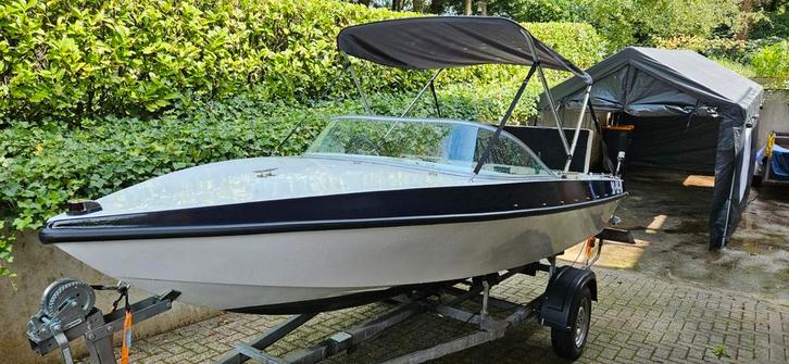 Riamar speedboot met Mercury 45PK motor en trailer, Watersport en Boten, Speedboten, Gebruikt, 3 tot 6 meter, Benzine, Minder dan 70 pk