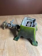 Vintage Groene Gasbrander voor gasbout, Antiek en Kunst, Ophalen of Verzenden