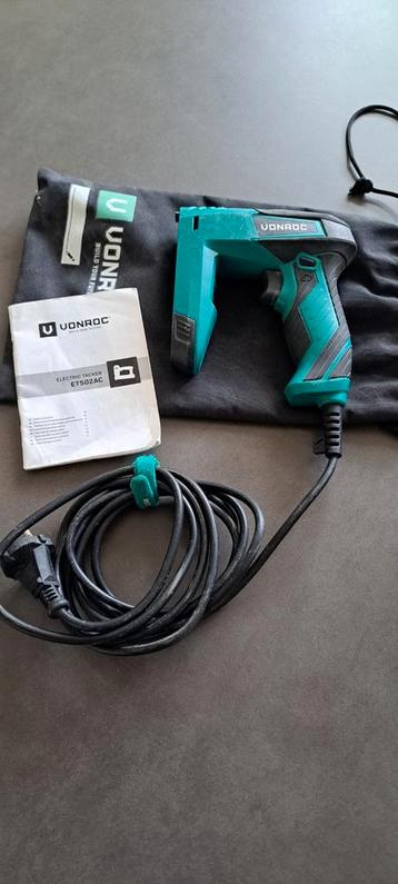 Vonroc Elektrische Tacker - Zo goed als nieuw! beschikbaar voor biedingen
