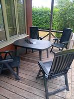 tuinsets 6stoelen 2 tafels gratis, Tuin en Terras, Tuinsets en Loungesets, Ophalen, Gebruikt