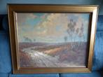 Schilderij Jos van Dijk heide landschap Holten Overijssel, Antiek en Kunst, Kunst | Schilderijen | Klassiek, Ophalen