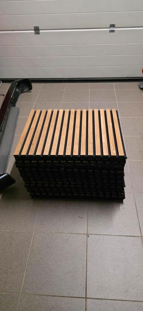 18 Woodupp Rustiek Bruin Eiken Panelen, zwart vilt, Huis en Inrichting, Woonaccessoires | Wanddecoraties, Gebruikt, Ophalen