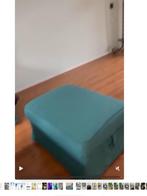 Hoes voor de Chaiselonque Ektorpbank (Ikea), Ophalen of Verzenden, Gebruikt, Eenpersoons, Minder dan 150 cm