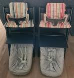 2x complete setjes stokke tripp trapp kinderstoelen, Kinderen en Baby's, Kinderstoelen, Ophalen, Gebruikt, Meegroeistoel, Stoelverkleiner