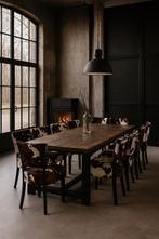 bistro stoelen in echt koeienhuid, Ophalen of Verzenden, Nieuw, Rood, Vijf, Zes of meer stoelen