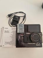 canon powershot g7x mark II / 2 met doos en 2 accu's, Audio, Tv en Foto, Fotocamera's Digitaal, Ophalen of Verzenden, Zo goed als nieuw