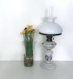 Kosmos Brenner petroleumlamp wit porselein, Ophalen