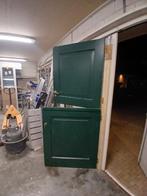 Massief Hardhouten Buitendeur (Deelbaar) met Hang &Sluitwerk, Doe-het-zelf en Verbouw, Deuren en Horren, Ophalen, Buitendeur, 200 tot 215 cm