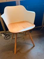 Set van 4 Stoelen - Eetkamerstoelen, Ophalen, Kunststof, Gebruikt, Wit