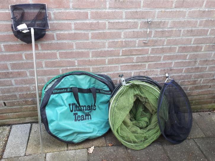 Leuke partij visartikelen., Watersport en Boten, Hengelsport | Witvissen, Gebruikt, Werphengel, Ophalen