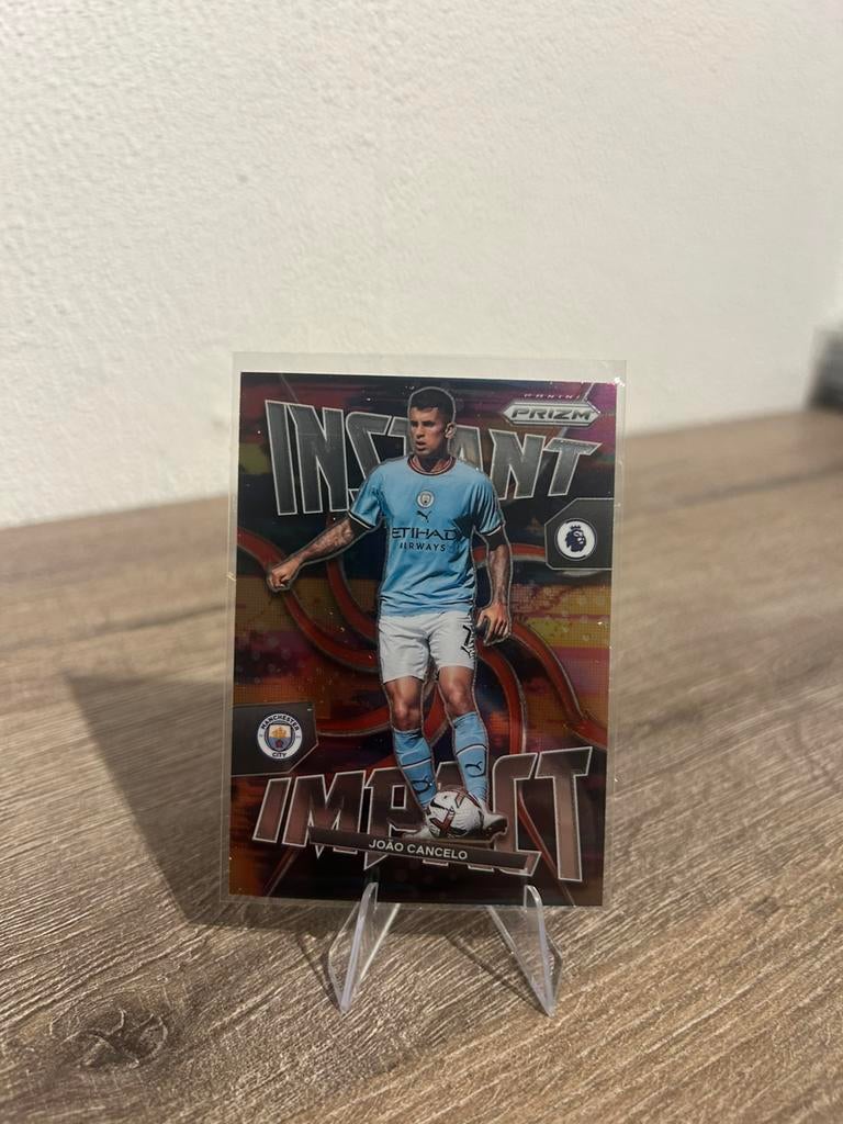 João Cancelo 2022-23 Panini Prizm PL #1 Instant Impact, Ophalen of Verzenden, Zo goed als nieuw, Plaatje