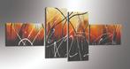 Nieuw * 4 Luik van Canvas * Art Abstract 70x160cm, Ophalen of Verzenden