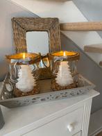 Rieten Spiegel - Sfeervolle Decoratie, Huis en Inrichting, Woonaccessoires | Spiegels, Ophalen, Zo goed als nieuw