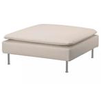 Ikea SÖDERHAMN voetenbank beige, Ophalen, Vierkant, Scandinavisch, 75 tot 100 cm
