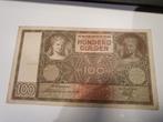 100 Gulden biljet - 1938, Postzegels en Munten, Bankbiljetten | Nederland, Ophalen of Verzenden, 100 gulden, Los biljet
