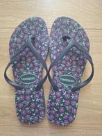 Havaianas slippers maat 39-40 blauw/paars, Slippers, Zo goed als nieuw, Havaianas, Verzenden