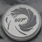 2022 James Bond 007 Black - 1 oz silver, Zilver, Ophalen of Verzenden