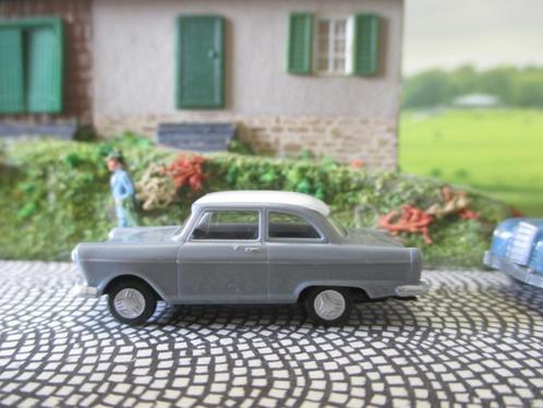 1959-1962 DKW Junior - Herpa Magic grijs met wit dak, Hobby en Vrije tijd, Modelauto's | 1:87, Zo goed als nieuw, Auto, Overige merken