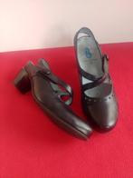Leren Wolky sandalen/pumps 41, Wolky, Zwart, Zo goed als nieuw, Sandalen of Muiltjes