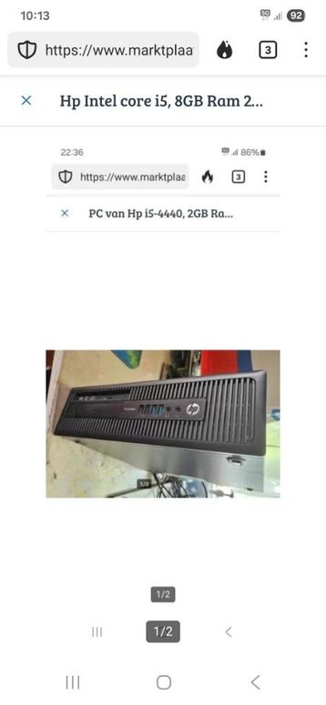 Pc hp i5 beschikbaar voor biedingen
