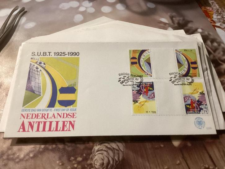 No7233 Nederlandse Antillen E220 Keerdruk Heb ook van Nederl, Postzegels en Munten, Postzegels | Eerstedagenveloppen, Onbeschreven