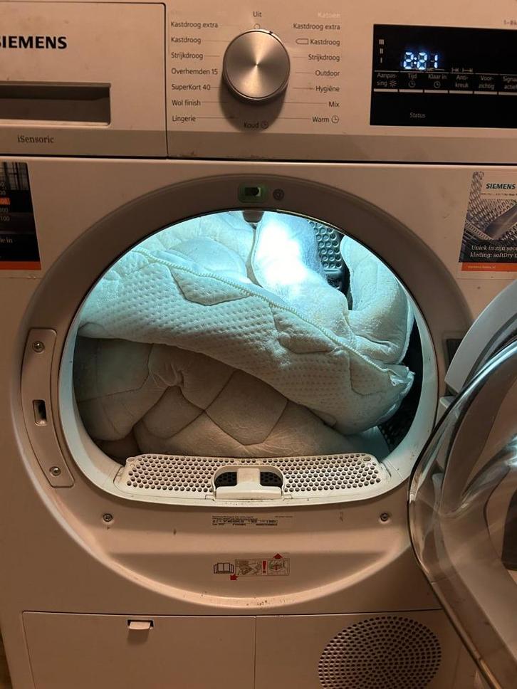 Siemens iQ500 WT46G400NL iSensoric Droger - Defect - €100, Witgoed en Apparatuur, Wasdrogers, Gebruikt, Condens, Voorlader, 6 tot 8 kg