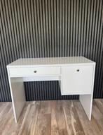Ikea kaptafel bureau met glasplaat, Ophalen, 50 tot 100 cm, Zo goed als nieuw, Minder dan 100 cm