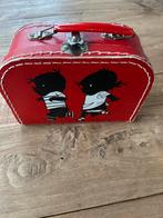 Vintage antiek  rood koffertje Jip en Janneke, Kinderen en Baby's, Kinderspulletjes, Ophalen of Verzenden, Gebruikt