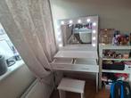 Kaptafel met verlichting, Huis en Inrichting, Tafels | Kaptafels, Ophalen, Zo goed als nieuw, 50 tot 100 cm, Minder dan 100 cm