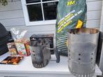 BBQ Starter Set: Rookhout, Briketten & Meer, Tuin en Terras, Ophalen of Verzenden, Gebruikt, Florabest